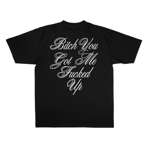 BYGMFU Statement Black Tee